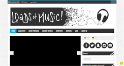 Desktop Screenshot of loadsofmusic.com